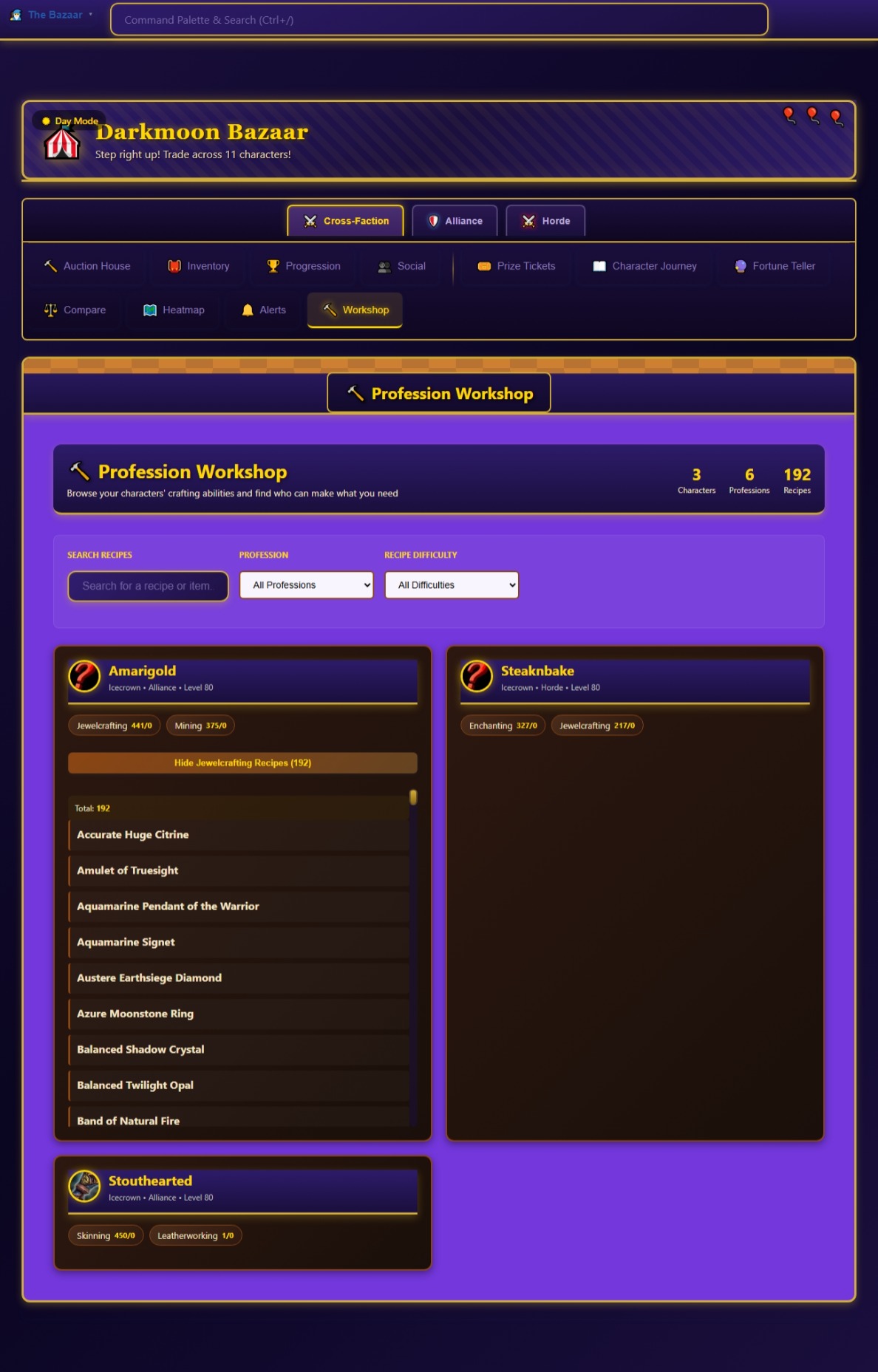 18.6.0   Darkmoon Bazaar   Workshop